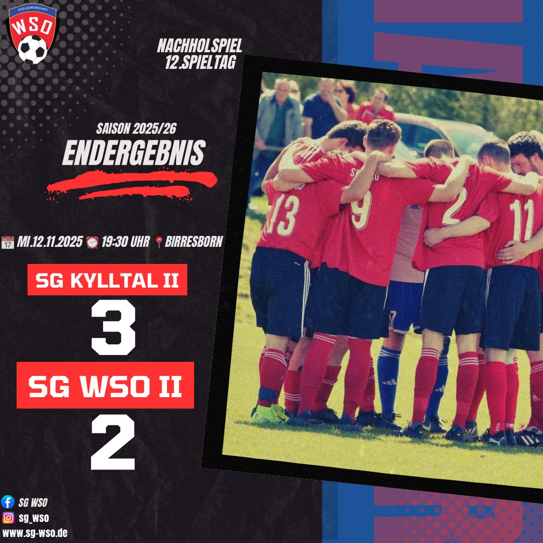 Nachholspiel Kylltal II WSO II